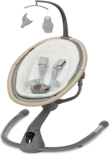 Vista 16 de Maxi-Cosi Cassia Columpio Inteligente para Bebés para Infantes, Columpio Portátil Plegable con Música, Rotación de 360°, 5 Velocidades, 12 Melodías