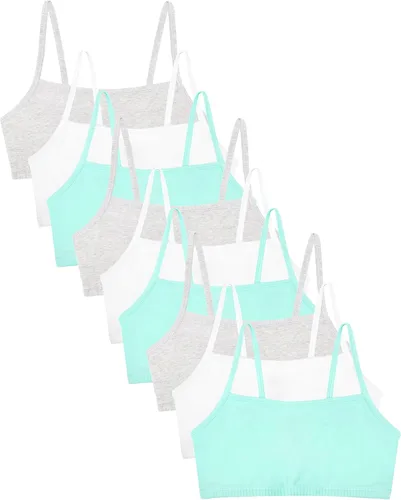 Vista 19 de Fruit of the Loom - Sujetadores deportivos estilo camiseta para mujer (paquete múltiple)