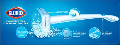 Vista 11 de Clorox ToiletWand - Recambios de limpiador de inodoro, cepillo de inodoro, original, 10