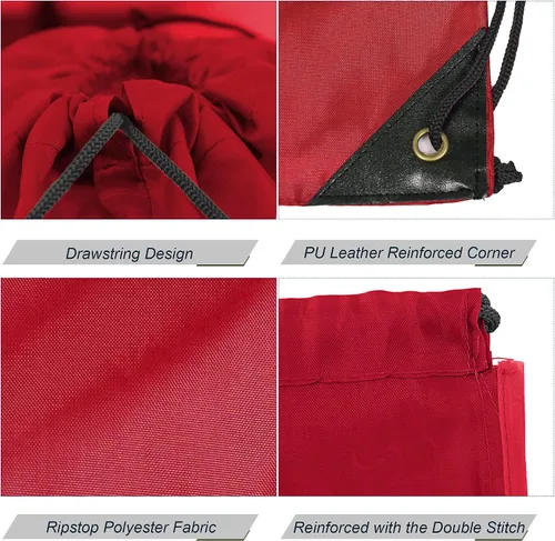 Vista 4 de BeeGreen Bolsas con cordón a granel 2024405060100 bolsas de cincha para hacer ejercicio, gimnasio, equipo deportivo para hombres, mujeres y niños