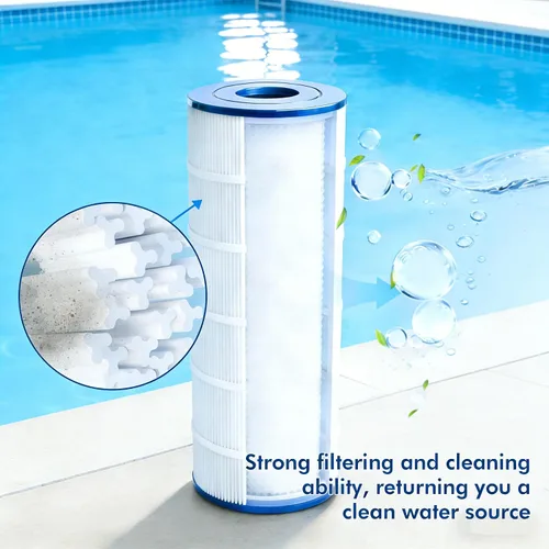 Vista 4 de Paquete de 2 filtros de piscina PLF120A para Hayward C1200, CX1200RE, Unicel C-8412, Pleatco PA120, Filbur FC-1293, Clearwater II 125, Waterway Pro