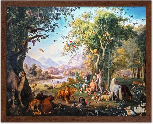 Vista 8 de Poster Master Póster Vintage de Vacaciones - Impresión Retro de Navidad - Regalo para Artista, Amigo - Papá Noel en Trineo de Renos, Invierno, Nieve