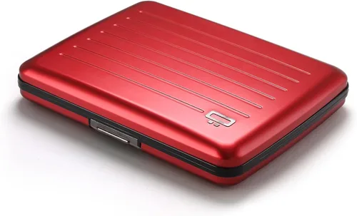 Vista 13 de Cartera de aluminio, gran capacidad, protección RFID. Modelo: OSLO LARGE Aluminio negro