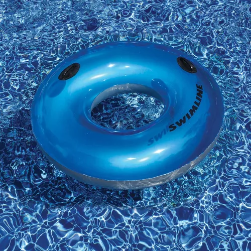Vista 7 de Flotador De Anillo De Tubo Interior De Piscina Inflable - 48" - Azul