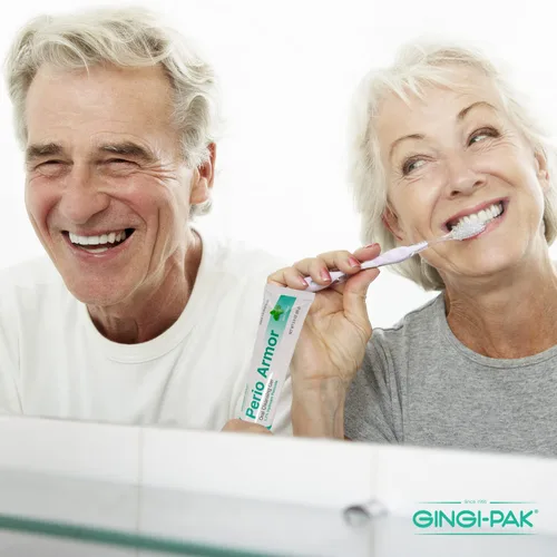 Vista 5 de GINGI-PAK Perio Armor Gel limpiador oral 1.7% HP para encías saludables y una sonrisa blanca - Aumenta el blanqueamiento y la frescura con este