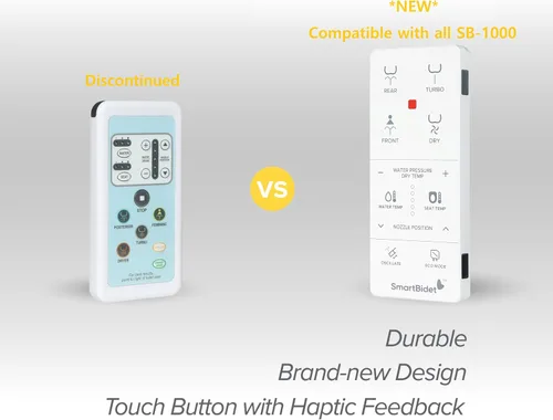 Vista 4 de SmartBidet Reemplazo de control remoto para el asiento de inodoro electrónico de bidé SB-1000