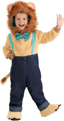 Vista 5 de FUN Costumes Posh Peanut Leo Lion Costume Faux Fur Lion Costume for Toddlers, Leo Lion Costume Toddler Lion Costume