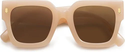 Vista 43 de SOJOS Gafas de sol cuadradas vintage de gran tamaño para mujer, estilo retro, de lujo, grandes, UV400 SJ2194
