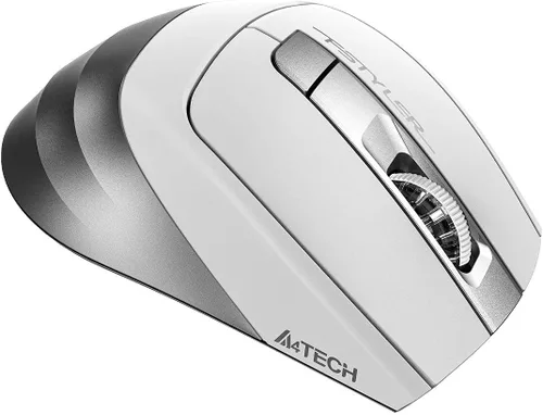 Vista 5 de A4tech FB35 Bluetooth y ratón inalámbrico 2.4G compatible con PC/Android/iOS/MAC - ICY White