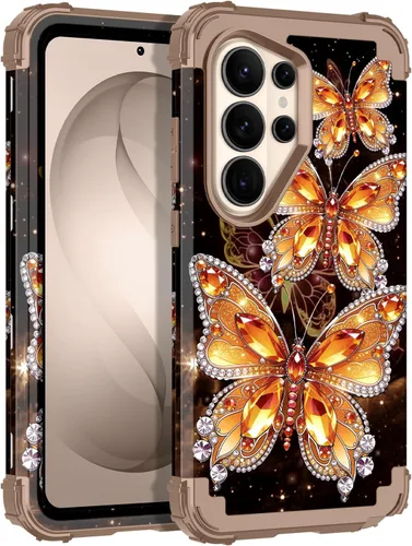 Vista 39 de Rancase para Galaxy S25, Funda de tres capas, protección resistente a los golpes, paraguas de plástico duro + funda protectora de goma de silicona
