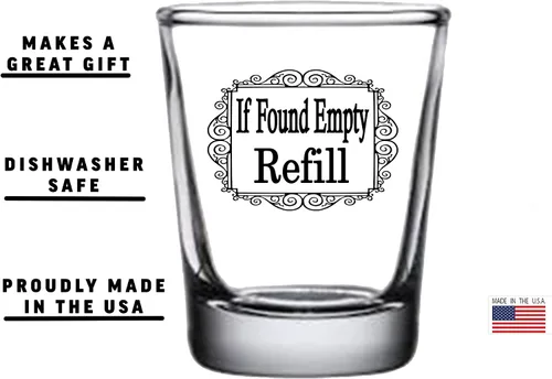 Vista 3 de Rogue River Tactical Vaso de chupito divertido si se encuentra relleno vacío broma sarcástica regalo broma