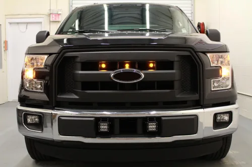 Vista 6 de Juego de luces ledes de rejilla Starkey Products, color ámbar, estilo Raptor, para Ford F-150