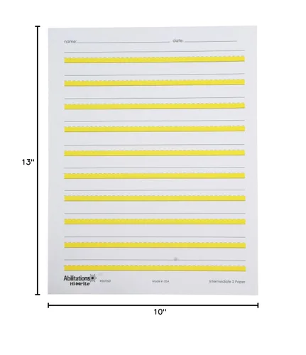 Vista 6 de Abilitations Hi-Write - Papel intermedio, nivel 2, paquete de 100 hojas