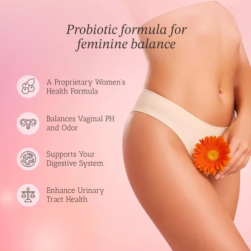 Vista 3 de Vitamin Bounty Pro-50 Probiotics and Women's Probiotic & Prebiotic Bundle - BV Defense & pH Balance, 13 cepas probióticas, salud intestinal, salud