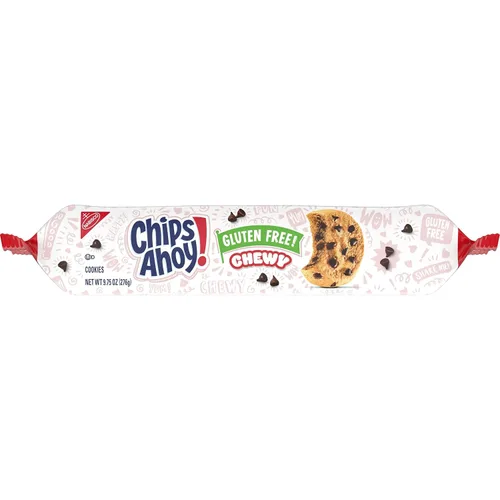 Vista 15 de CHIPS AHOY! Galletas masticables sin gluten con chispas de chocolate fudgy, 9.75 oz Certificado Kosher