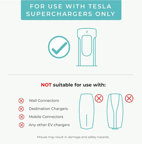 Vista 3 de Lectron NACS a CCS Adaptador para Vehículo Eléctrico con Interbloqueo - (500A/1,000V) - Compatible con Supercargadores Tesla - Carga Rápida CCS1 EV