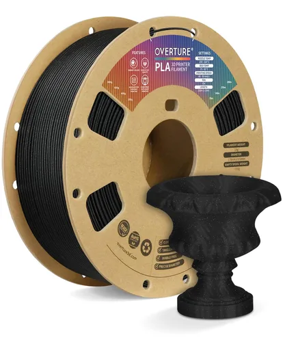 Vista 50 de OVERTURE Paquete de 10 filamentos PLA de 0.069 lbs (0.069 in), filamento de impresora 3D de herido ordenado, paquete de 10 bobinas de 2.2 libras