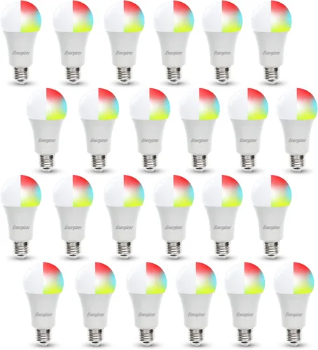 Vista 7 de XTREME Energizer Connect Smart A19 LED blanco y multicolor RGB bombilla con control de voz y acceso remoto a través de tu teléfono inteligente