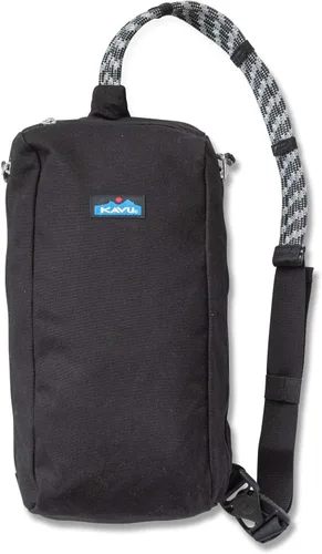 Vista 6 de KAVU Switch Slinger - Mochila cruzada con cuerda, Negro -, Mochilas tipo mochila