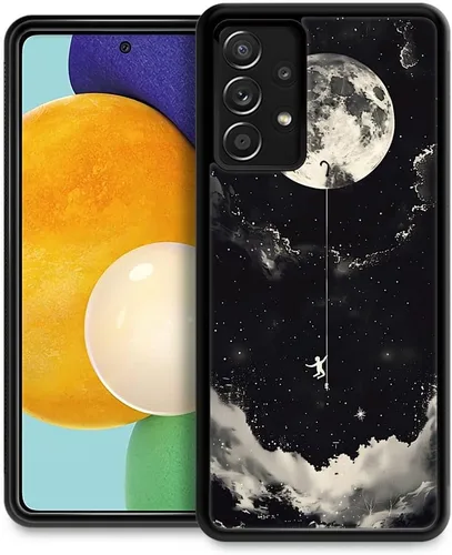 Vista 21 de CARLOCA Funda compatible con Samsung Galaxy A32 5G, increíble diseño de patrón de luz espacial nebulosa para niñas y niños, a prueba de golpes