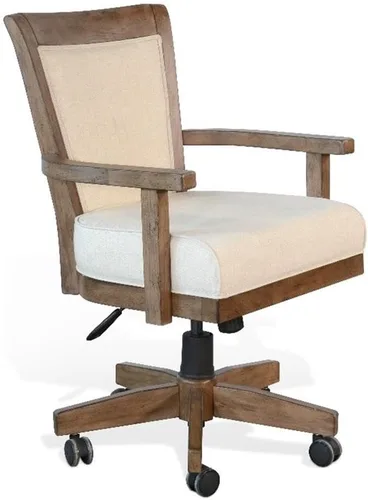 Vista 12 de Sunny Designs Doe Valley Caster - Silla de juego de póquer (gris alpino)