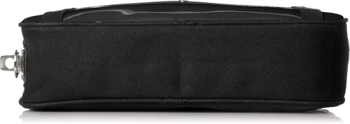 Vista 4 de SANEI Luggage Canvas Mailing Pouch L Horseshoe Lock with Metal Clasp No Padlock Included Moss G Black Black 19-3911tcx