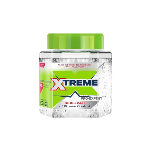 Vista 12 de Gel de peinado Xtreme Pro-Expert Clear, sin alcohol, control extremo de 24 horas con aloe vera, 17.64 oz (botella de presión, paquete de 12)