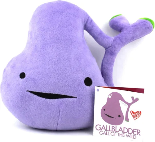 Vista 3 de Vesícula gigante de peluche – You've Got Gall – I Heart Guts