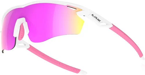 Vista 13 de Lentes de sol deportivos polarizados para hombres y mujeres, lentes de sol envolventes para correr, ciclismo, béisbol, pesca, golf, senderismo