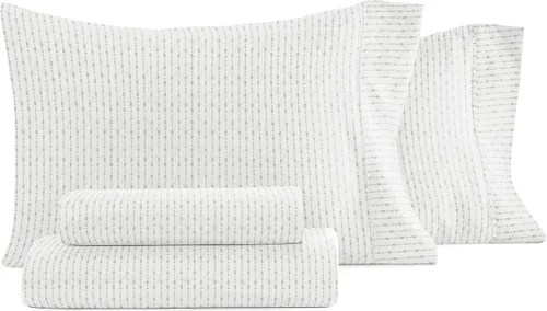 Vista 56 de Linen Market Juego de Sábanas de Microfibra Cepillada Twin de 3 Piezas – Certificado Oeko-TEX Ultra Suave y Sin Arrugas - Sábanas de Bolsillo Blanco