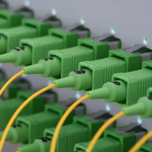 Vista 6 de Acoplador óptico de fibra óptica SC verde adaptador de fibra óptica monomodo SC, hembra SC a SC hembra APC acoplador óptico de fibra de modo único