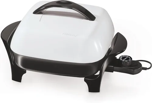 Vista 2 de Presto 06620 - Sartén eléctrica de 11 pulgadas, negro/blanco