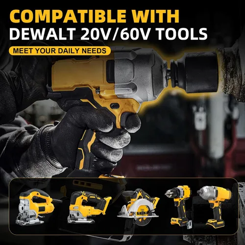 Vista 6 de 1 paquete de 9.0Ah DCB606 de repuesto para batería Dewalt 60V batería 20V