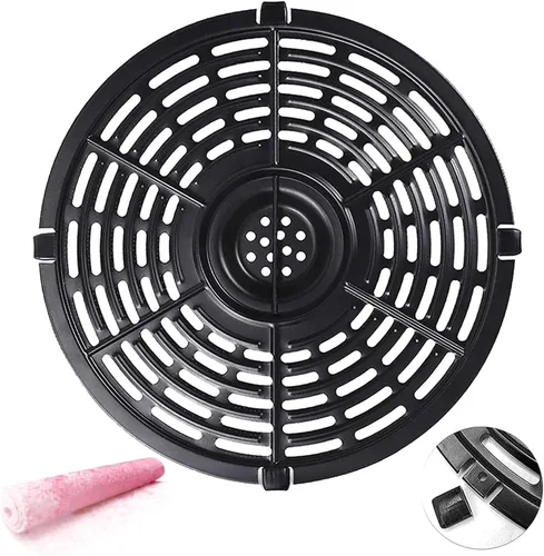 Vista 9 de Bandeja para freidora de aire para freidora de aire de 2 cuartos de galón Dash PowerXL Gowise Chefman, revestimiento mejorado de doble capa