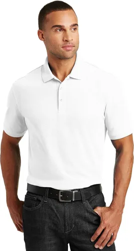 Vista 16 de Port Authority Unisex Core Classic Pique Polo Negro profundo