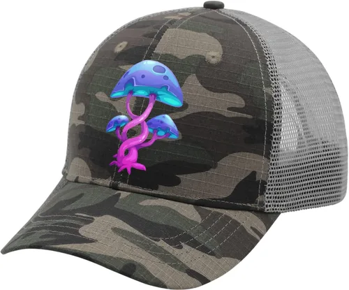 Vista 2 de Baseball Caps Fantasy Cartoon Mushroom Baseball Caps, Vintage Hats for Men