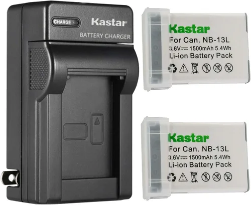 Vista 5 de Kastar Reemplazo del cargador de batería de pared de CA para Canon PowerShot SX720 HS, PowerShot SX730 HS, PowerShot SX740 HS, G1 X Mark III