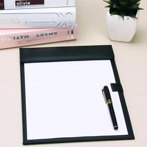 Vista 7 de Portapapeles A4, 13" X 9" Carpeta de Archivos de Oficina con Clip Organizador de Documentos Almohadilla de Escritura Soporte para Tarjetas