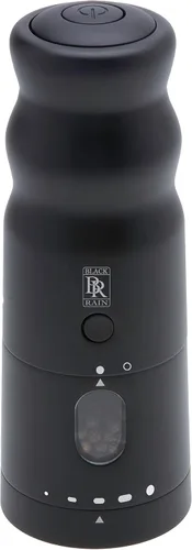 Vista 2 de BLACK RAIN Paquete de molinillo de sal y pimienta, grado profesional, resistente, de alto rendimiento (molinillo de pimienta negra + molino de sal)