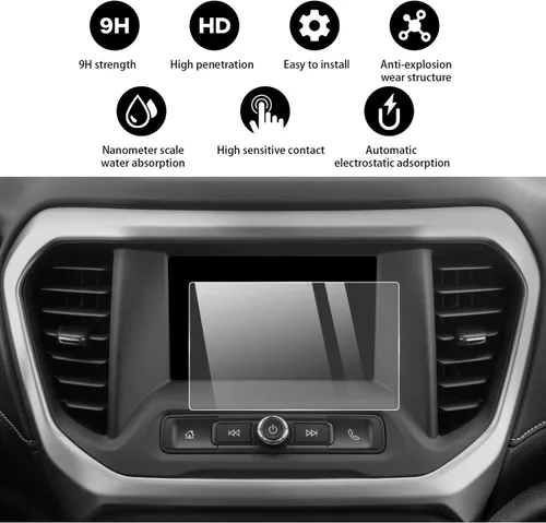 Vista 7 de YEE PIN 2017 2018 2019 GMC Acadia Protector de pantalla de 7 pulgadas