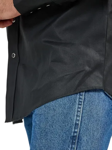 Vista 6 de Wrangler Men's Cowboy Cut Firm Finish Western Long Sleeve Snap Work Shirt Negro