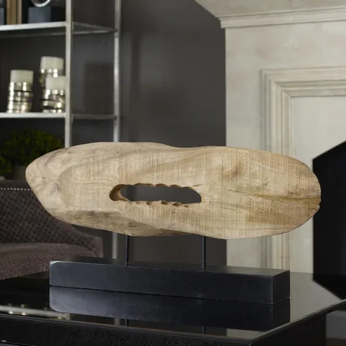 Vista 2 de Uttermost Paol - Escultura de troncos de madera natural de 28 3/4 pulgadas de ancho
