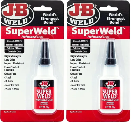 Vista 9 de J-B Weld 33120H SuperWeld - Pegamento transparente - 20 g