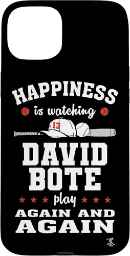 Vista 9 de iPhone 16 David Bote Happiness is Watching Gameday Case