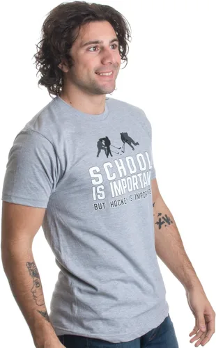 Vista 4 de School is Important but Sports is Importanter Funny Sports T-Shirt for Men or Women