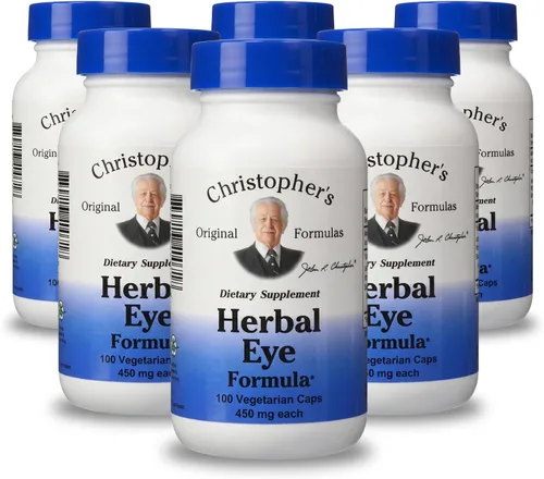 Vista 6 de Christopher's Original Formulas Herbal Eye Formula - Vitaminas para el cuidado de la vista - Suplemento natural de apoyo para los ojos con hierbas