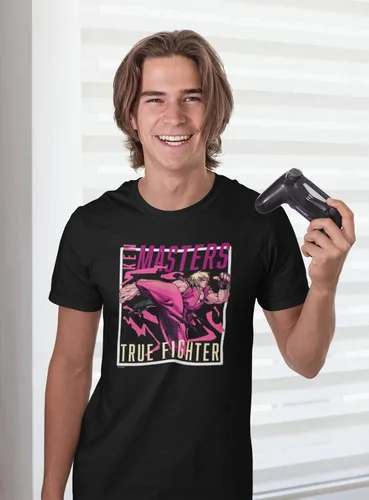 Vista 6 de Pop Threads Ken Masters Street Fighter - Camiseta gráfica de Street Warrior Gamer