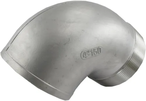 Vista 9 de Duda Energy 45° Codo 1/2" Hembra NPT Instalación de tubería de acero inoxidable 0,5