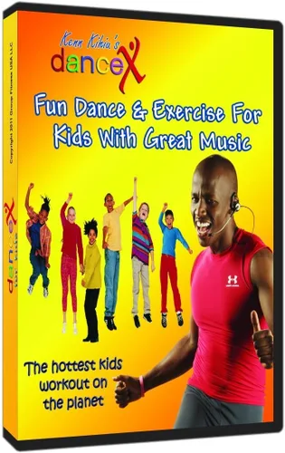 Vista 3 de DanceX Divertido DVD de baile y ejercicio para niños con gran música Ultimate Indoor Fitness y entrenamiento Video para niños