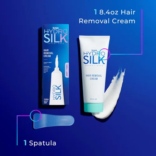 Vista 4 de Schick Hydro Silk Crema Depilatoria Mujer para Área Corporal y Bikini